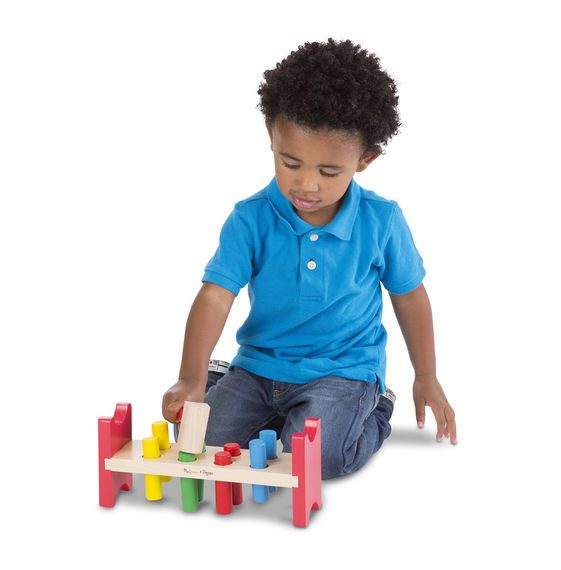Melissa & Doug - Wooden Pound-A-Peg Carousel 2