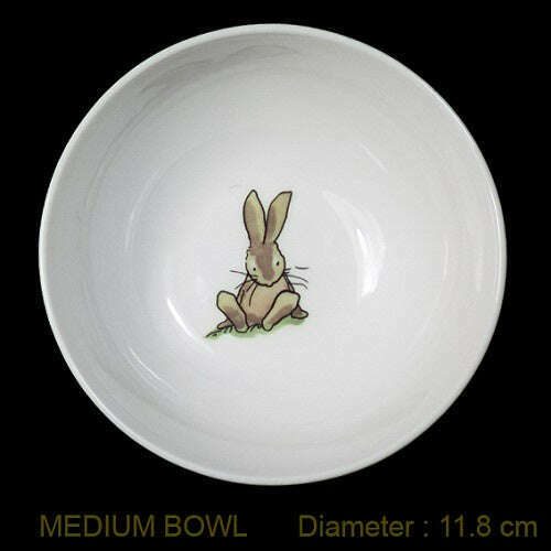 Two Bad Mice Rabbit Sitting Medium Bowl Carousel 1