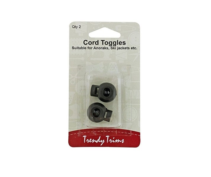 Cord/Spring Toggles - Black Carousel 1