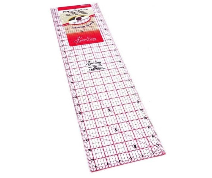 Sew Easy Patchwork Ruler 24" x 6.5" Quilt Ruler Carousel 3