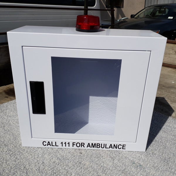 AED. Defibrillator Cabinet. Automatic External Defibrillator Cabinet. Medical. Carousel 1