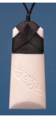 Pendant - Engraved Toki Pendant (Medium) - Kiwiana Carousel 1