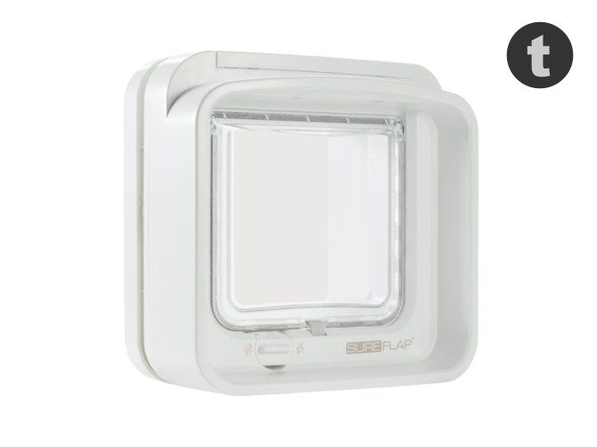 SureFlap DualScan Microchip Cat Door White Carousel 1
