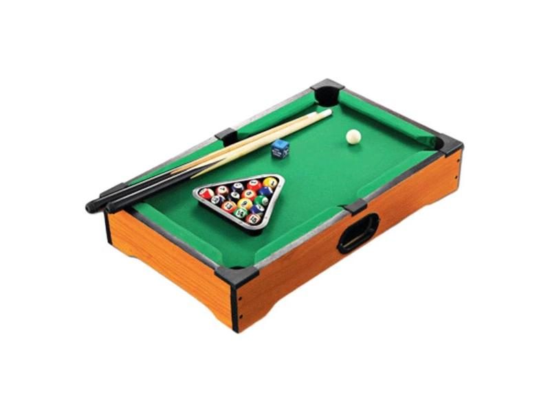 Mini Pool Table Portable Easy To Install Playset Balls Snooker Billiards Carousel 2