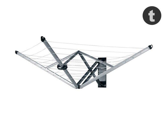 Brabantia WallFix Wall–Mounted Clothesline 24m Carousel 1