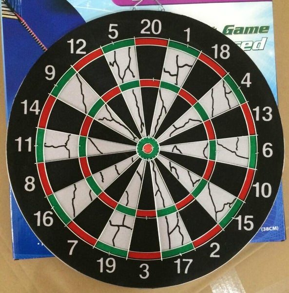 Dart Target Board Flocked Dartboard Carousel 1