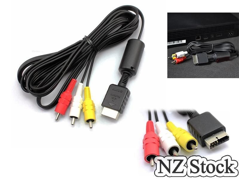 PS2 PS3 AV Audio Video Cable (Auckland Stock) Carousel 1