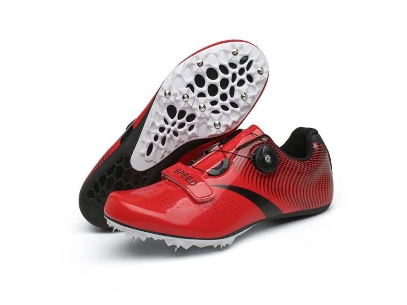 Men Women Sport Track Field Shoes Outdoor Women Running Spikes Sneakers White Carousel 1