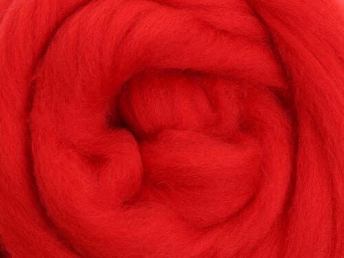 Ashford Merino Sliver - 100gm Bag 015 Chilli Pepper Carousel 1
