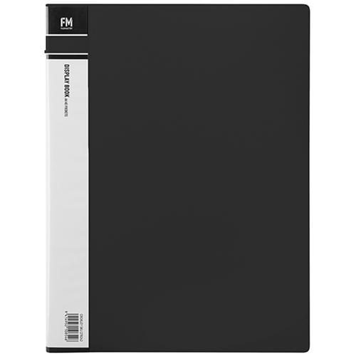 FM A4 Display Book 40 pocket Black Carousel 1