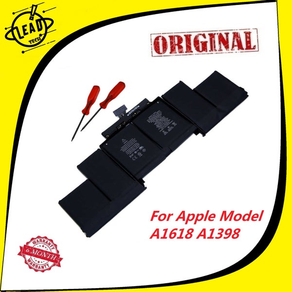 Original A1618 Battery For Apple MacBook Pro 15" Retina A1398 Carousel 1