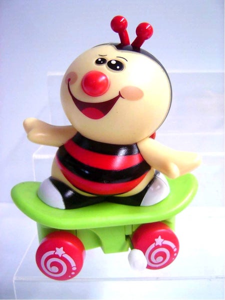 Ladybug on Skateboard - Wind Up Toy Carousel 1