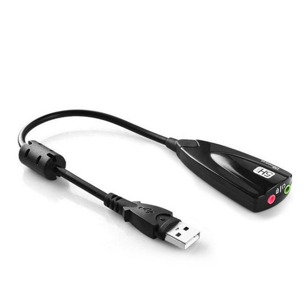 New Stereo 7.1 channel External USB Computer Sound Card Desktop Laptop Carousel 1