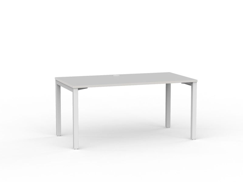 Knight's Cubit Desk 1500mm x 800mm, White Frame (Choice of Worktop Colours) Carousel 1