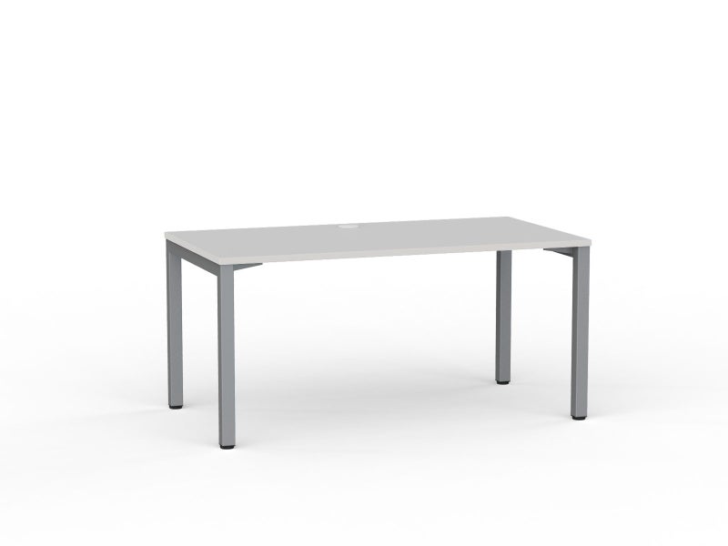 Knight's Cubit Desk 1500mm x 800mm, Silver Frame (Choice of Worktop Colours) Carousel 1
