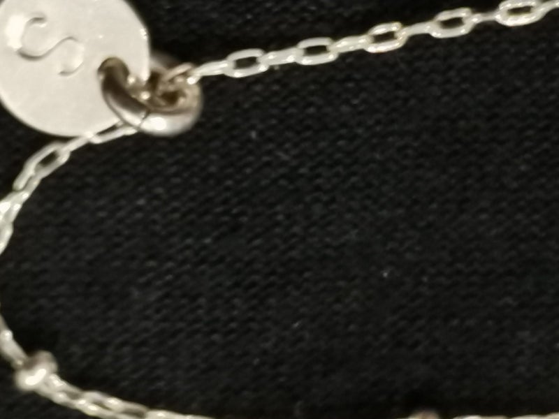 925 sterling silver serpentine chain bracelet w moon & star or chain & balls Carousel 12