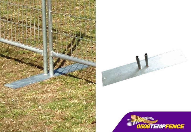 Temporary Fencing Foot - Metal Feet Carousel 1