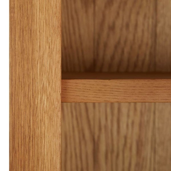 Nz Local Stock-of Bookcase with 2 Doors Solid Oak Wood Xnkoik Carousel 8
