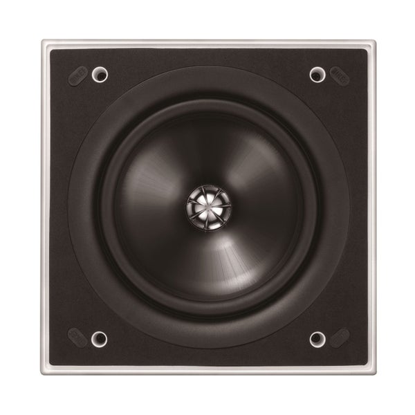 KEF Ultra Thin Bezel 8'' Square In-Ceiling Speaker. 200mm Uni-Q driver with 16mm Carousel 2