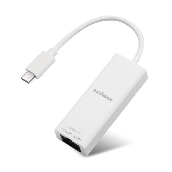 EDIMAX USB-C to Gigabit Ethernet Adapter. Plug-and-Play. Backward compatible wit Carousel 2
