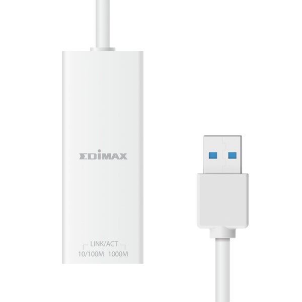 EDIMAX USB 3.2 to Gigabit Ethernet Adapter. Supports 802.1Q VLAN &802.1P Plug & Carousel 2