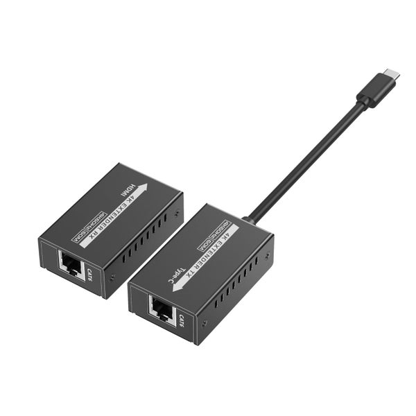 LENKENG USB-C to HDMI Extender Includes both Tx & Rx Units. Supports Resolution Carousel 6