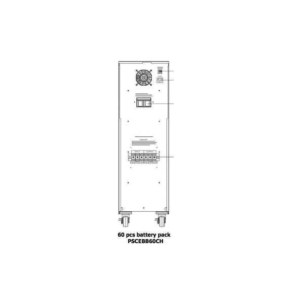 POWERSHIELD Extended Battery Module with Charger. For PSCE6000, PSCE10K & PSCE20 Carousel 2