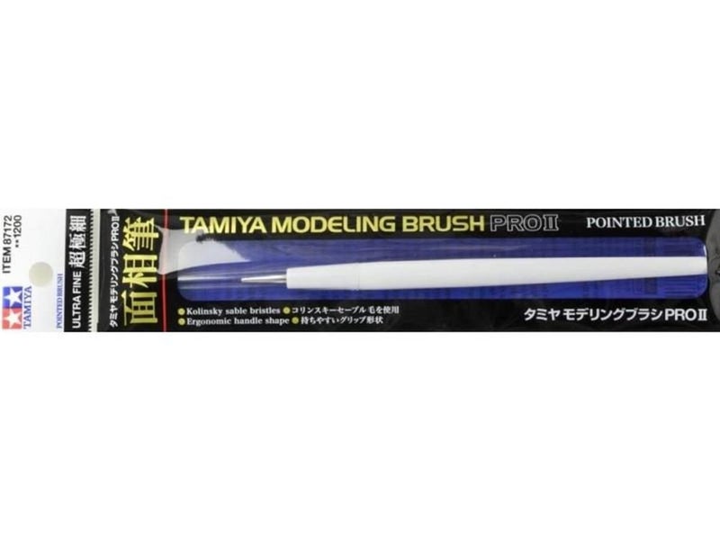 Tamiya 87172 PRO ll POINTED BRUSH U FIN Carousel 1