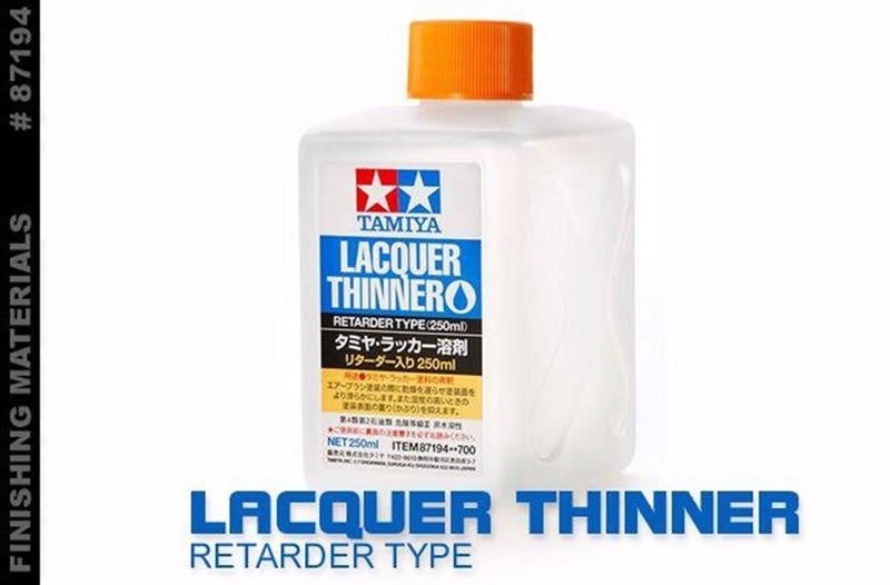 Tamiya 87194 Lacquer Thinner (Retarder Type) 250ml Carousel 1