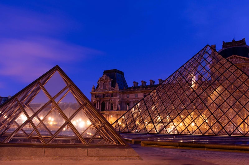 The Louvre, Paris, Early Morning Carousel 1