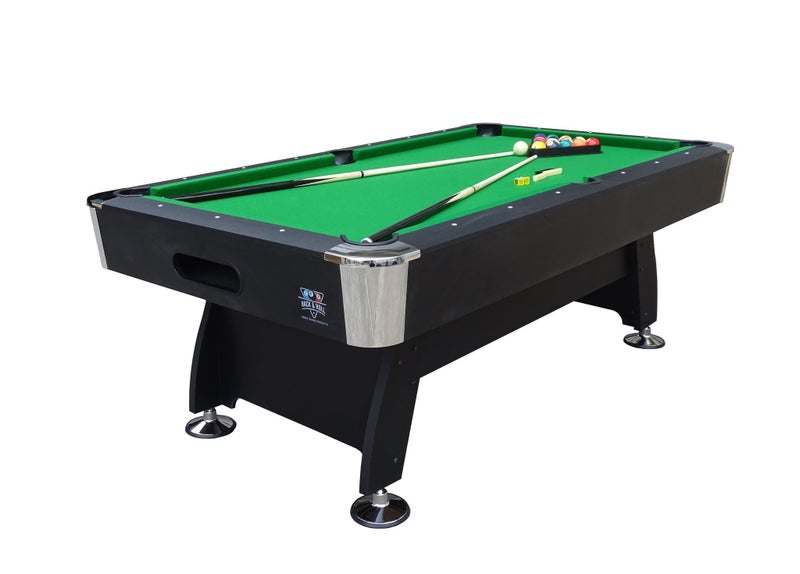 Assembled 7Ft Pool Table Green With Auto Ball Return - Ultimate Package Deal Carousel 1