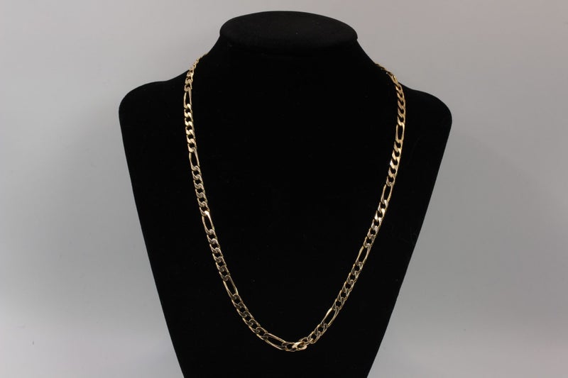 Heavy 9ct gold ‘Figaro’ chain - 20.6 grams Carousel 6