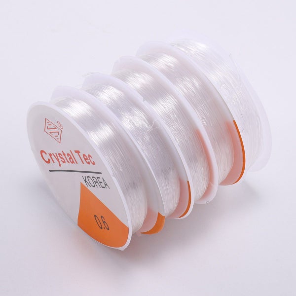 0.4-1mm Elastic Beading Cord String Crystal Line Thread Jewelry Making Carousel 2