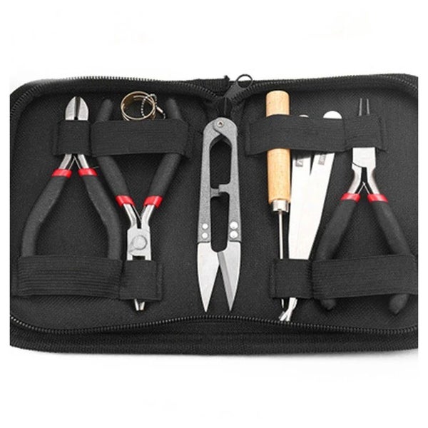 1 Set Of Tools For Making Jewelry, Storage Box, Pliers, Tweezers Tool Kit Carousel 1
