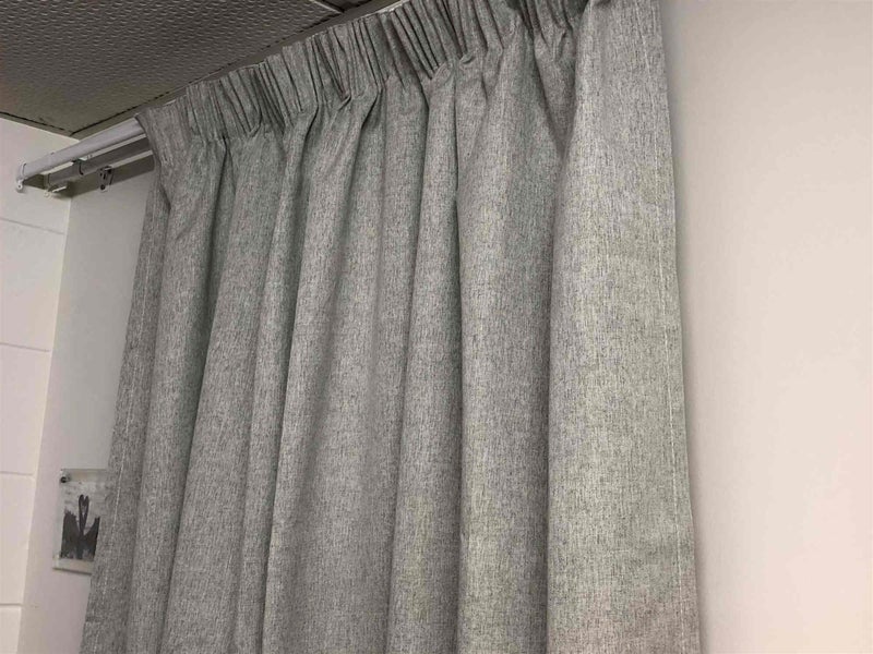 Curtains readymade thermal Blockout GREY SIZE L Carousel 1