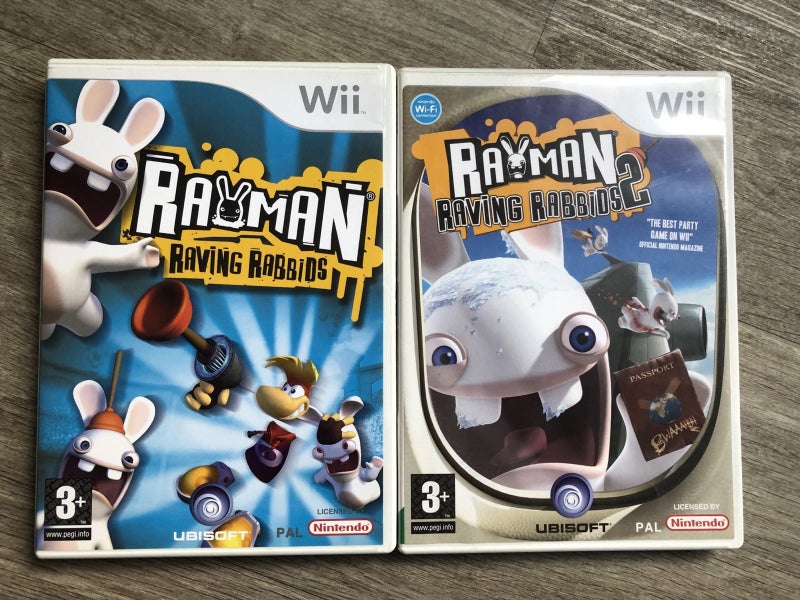 Nintendo Wii - Rayman Raving Rabbids x2 Carousel 1