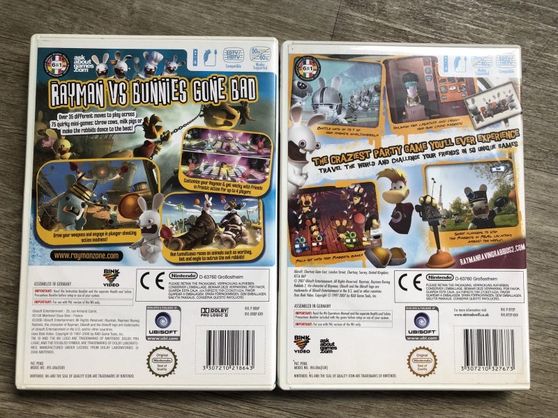 Nintendo Wii - Rayman Raving Rabbids x2 Carousel 2