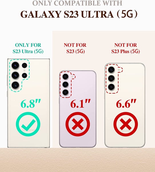 1x Shockproof Phone Cover for Samsung Galaxy S23 Ultra Carousel 2