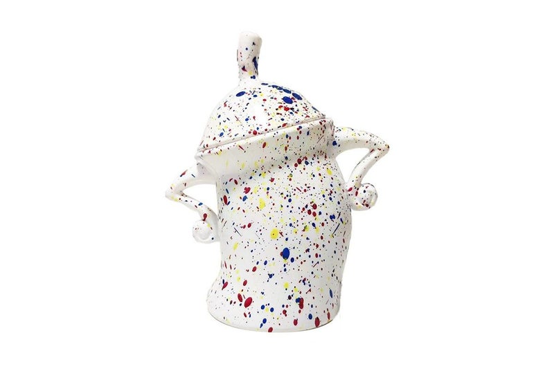 Canister with Attitude Storage Canister Food Storage Jar with Lid Colorful Carousel 1