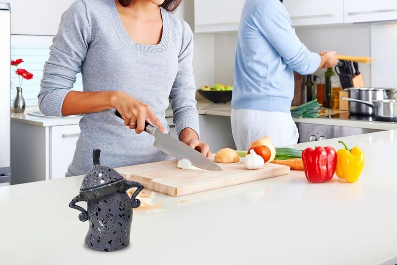 Canister with Attitude Storage Canister Food Storage Jar with Lid Grey Carousel 2