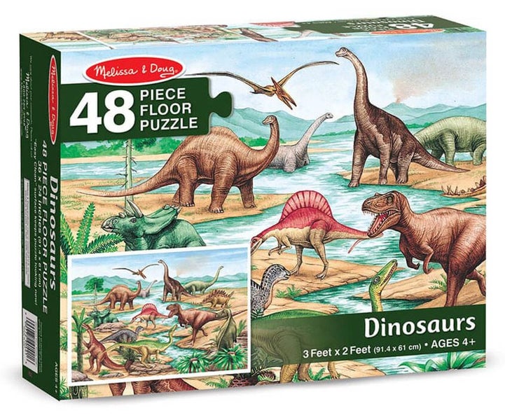 Melissa & Doug: Dinosaur - 48-Piece Floor Puzzle Carousel 1