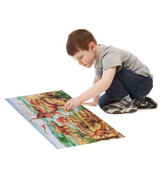 Melissa & Doug: Dinosaur - 48-Piece Floor Puzzle Carousel 3