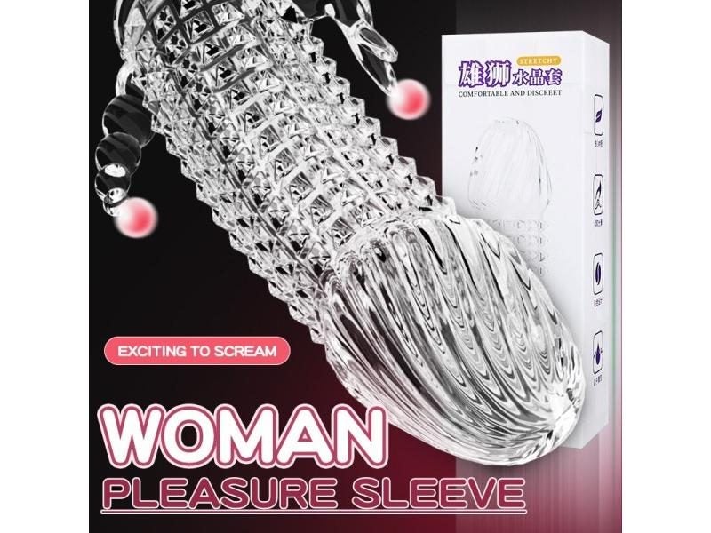 Penis Extender Cock Rings Delay Ejaculation Reusable Penis Condoms Dick Sleeve Carousel 1