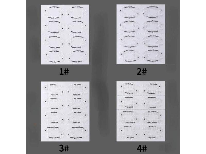 Eye Makeup Stencils Eyeliner Template Eyeshadow Styling Guide Carousel 1