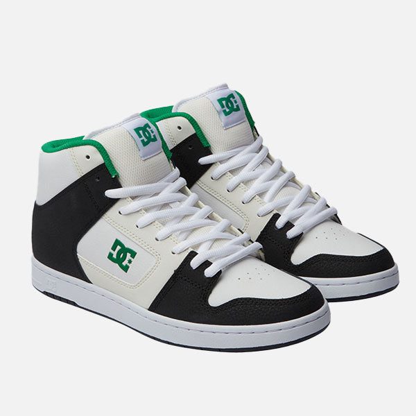 DC Shoes Manteca 4 Hi - Black/White/Green Carousel 1