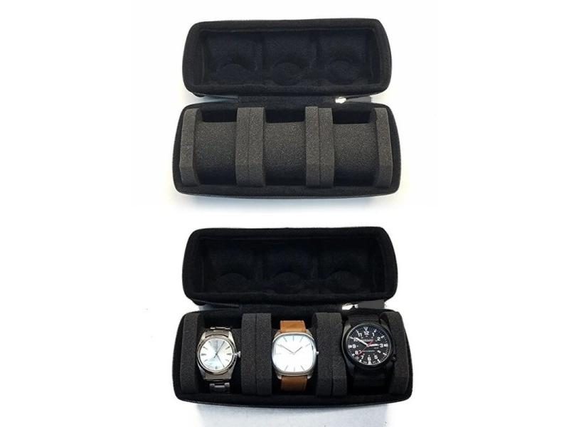 Watch Roll Travel Case For Watch Storage Organizing With Removable Pillows Carousel 1