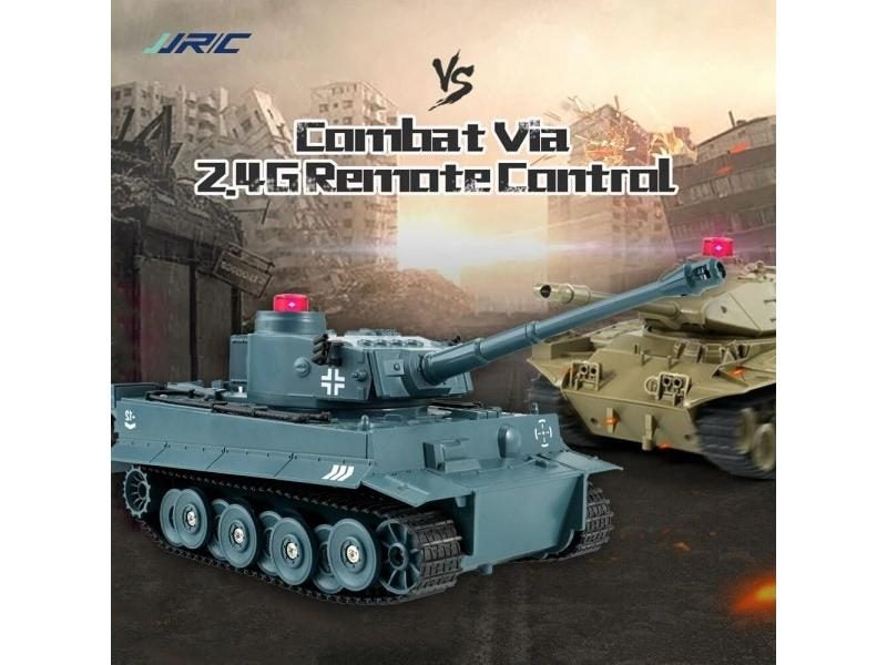 JJRC RC Tank Model Toys Electric Military Crawler Truck Fight Tanks Radio Carousel 2