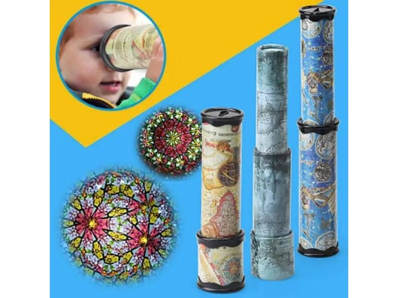 30/27/21cm Kids Scalable Rotating Kaleidoscopes Advanced Rotation Adjustable Carousel 2