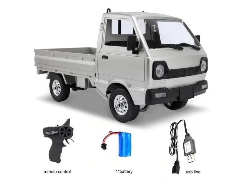WPL D14 WPL D12 Brushed 260 Motor RC Car Simulation Drift Climbing Truck LED Carousel 2