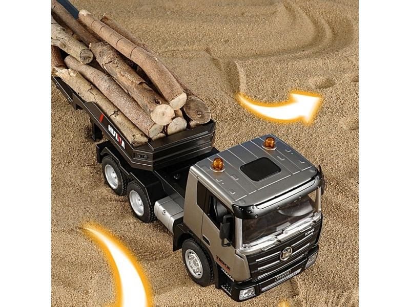 Huina RC Truck Model 1 24 2.4G Remote Control Construction Truck Trailer Carousel 1